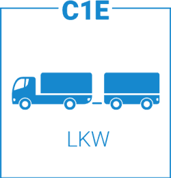 Icon LKW Führerschein Klasse C1E